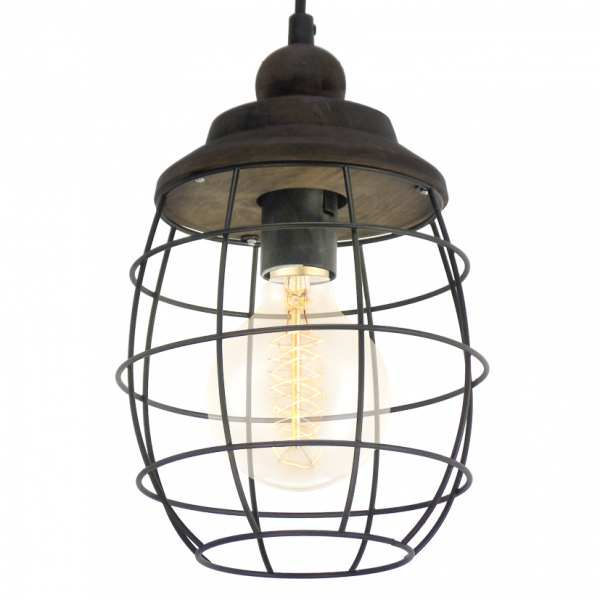 Eglo Pendelleuchte Bampton E27 Fassung Patina