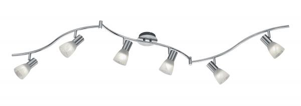 TRIO LED Deckenleuchte LEVISTO nickel matt
