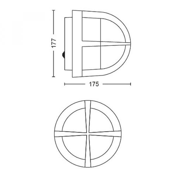 Philips Lighting myGarden Wandleuchte Astilbe