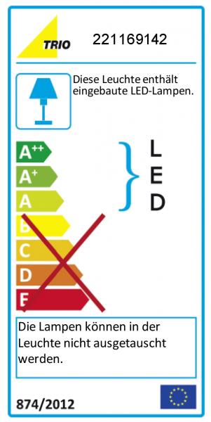 Trio LED Wandleuchten PEARL 9 Watt