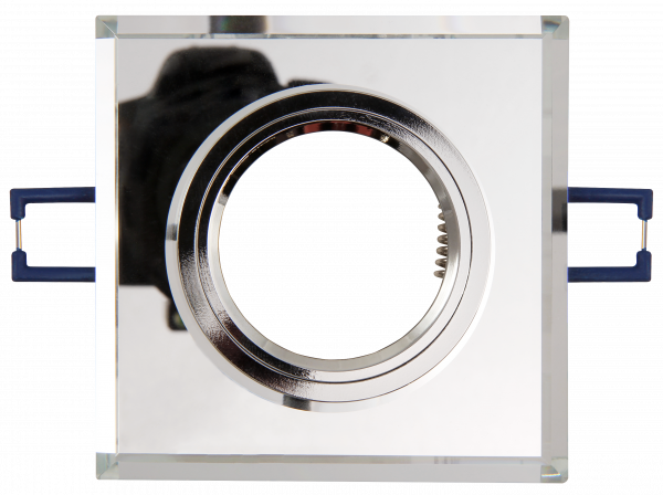 Einbaurahmen McShine Kristallglas eckig, transparent, 90x90mm