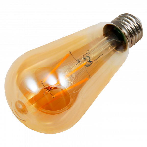 Filament Retro Gold E27 Tropfen 4W 420 Lumen
