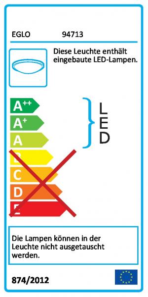 Eglo Wandleuchte Gita LED Chrom