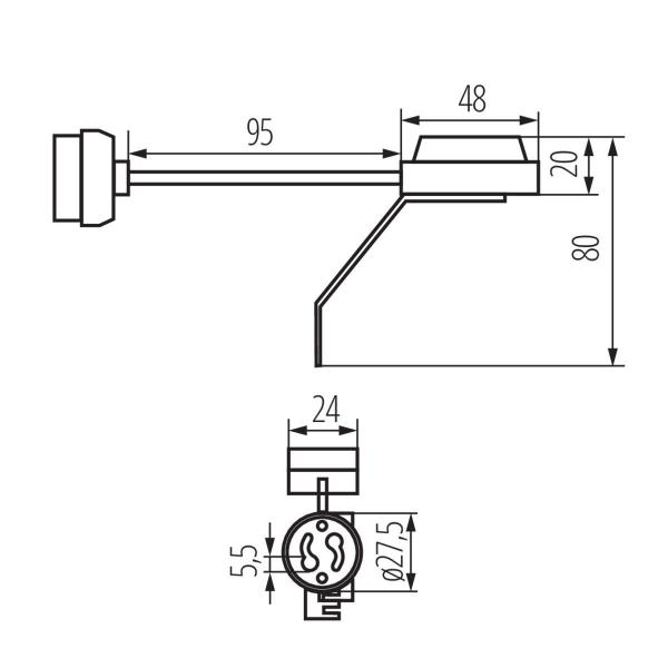 Kanlux Lampenfassung BR-GZ10