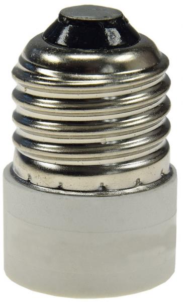 Lampensockel-Adapter, Kunststoff E27 auf E14