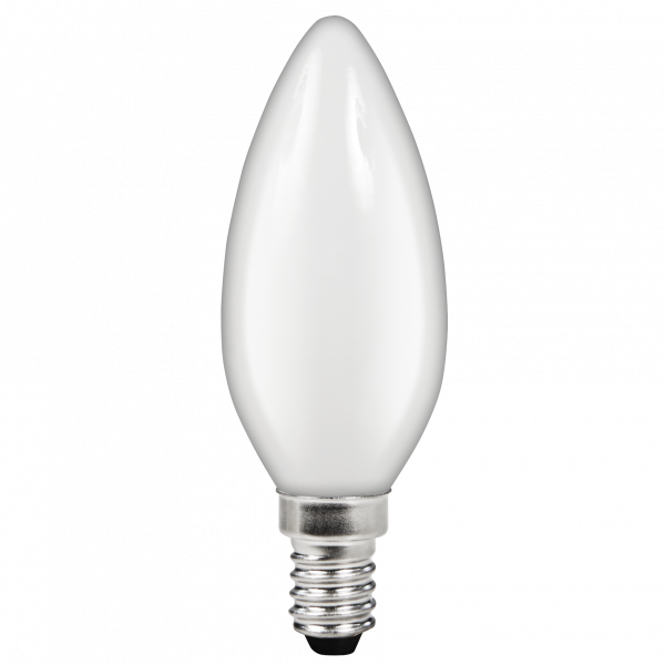 LED-Leuchtmittel kerzenform Filament E14 2W matt warmweiß