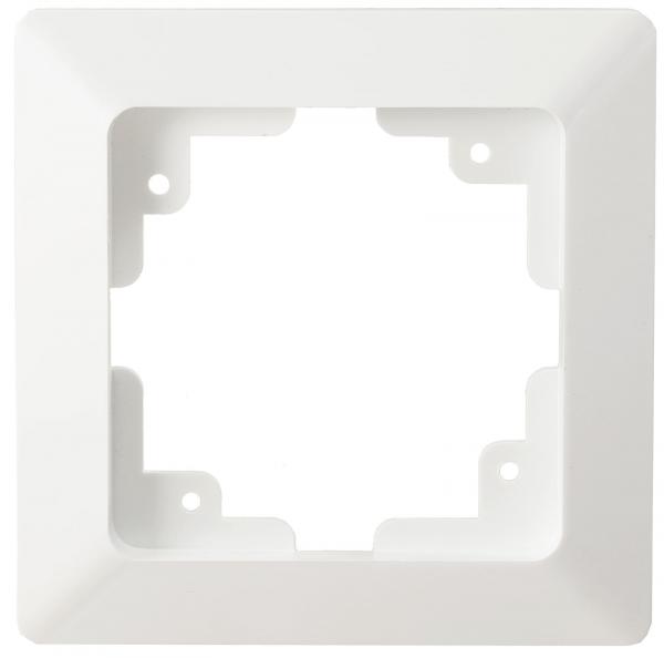 MILOS 1-fach Rahmen weiß matt