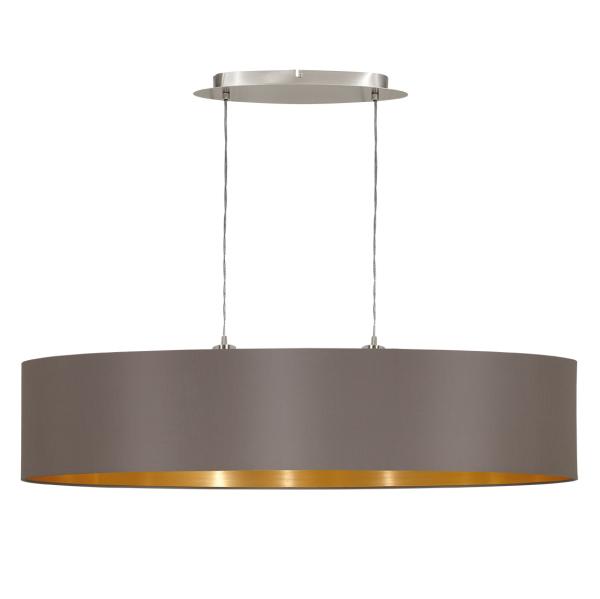 EGLO Pendelleuchte MASERLO cappuccino/gold
