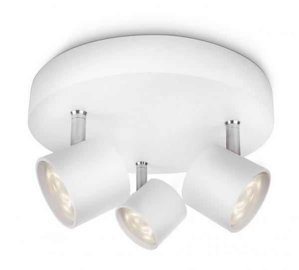 Philips myLiving LED Spot Star 3x4,5W weiß