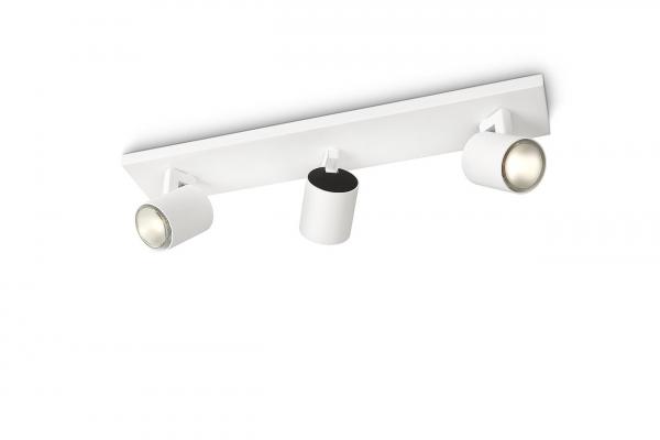 Philips myLiving Spot Runner 3flg.  weiß